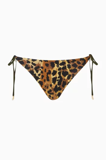 Sagrado Leopard-print Bikini Briefs