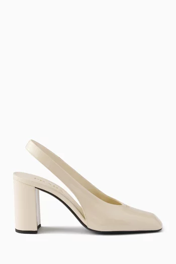 Slingback Pumps in Patent Leather