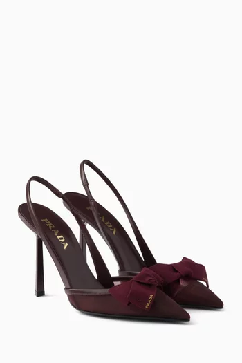 Slingback Pumps in Mesh