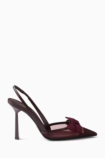 Slingback Pumps in Mesh
