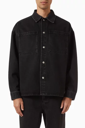 Box Overshirt in Denim