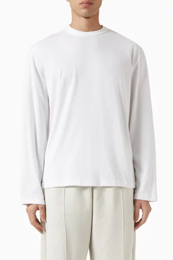 T-shirt in Slub Cotton