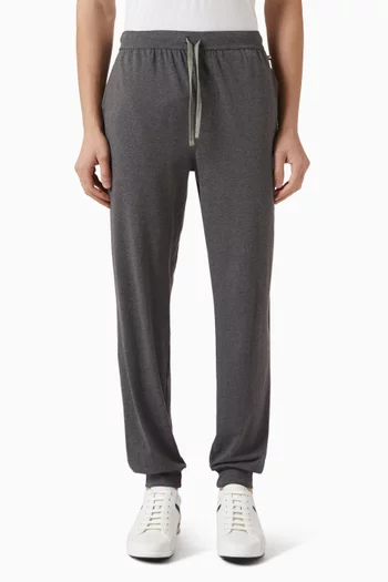 Cuffed Tracksuit Pants in Cotton