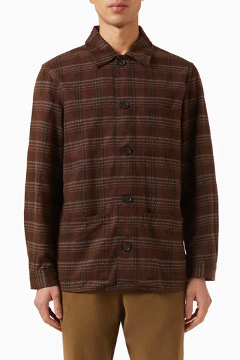 Fundura Check Shirt in Cotton-blend