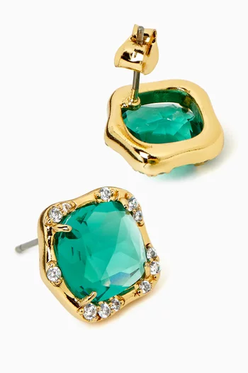 Stone Stud Earrings