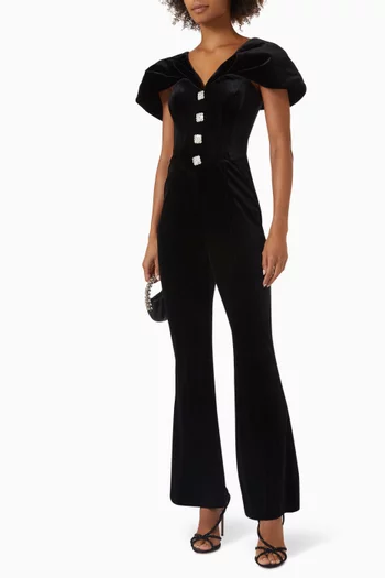 Verona Jumpsuit in Velvet