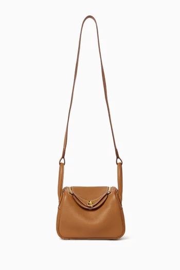 Unused Mini Lindy Bag in Taurillon Clemence Leather