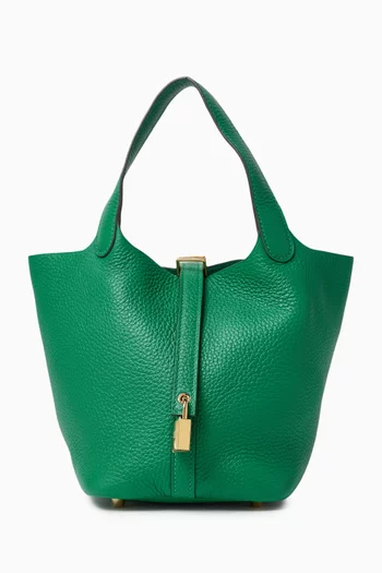 Unused Picotin Lock 18 Bag in Clemence Leather