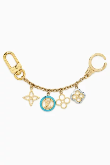 Fleur De Monogram Bag Charm Chain