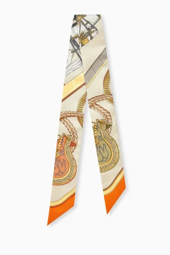 Unused Grand Apparat Twilly Scarf in Silk