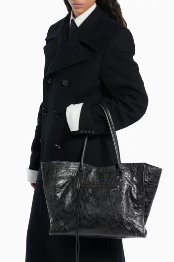 Medium Le City Tote Bag in Lambskin