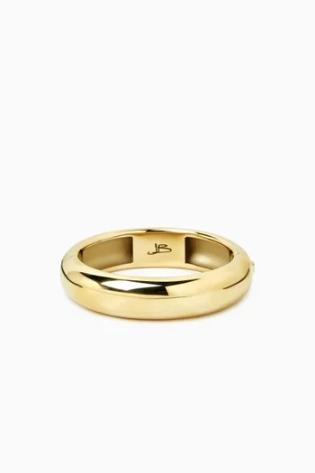 Gemma Bangle in 14kt Gold-plated Steel