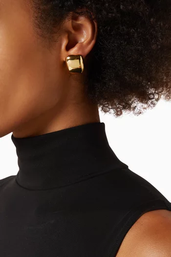 Small Tate Earrings in 14kt Gold-dipped Brass