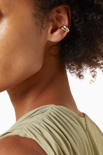 Sila Ear Cuff in 14kt Gold-dipped Brass, Set of 2