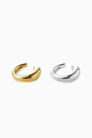 Sila Ear Cuff in 14kt Gold-dipped Brass, Set of 2