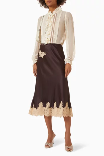 Magdeleine Top in Silk Chiffon