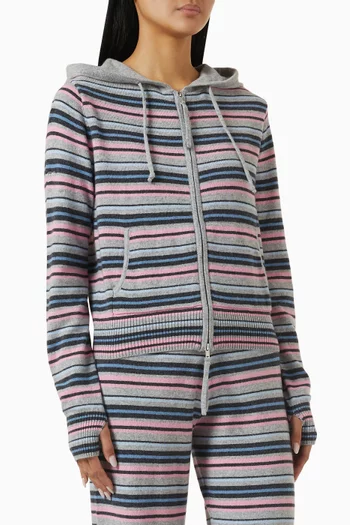 Topanga Zip-up Hoodie in Cashmere