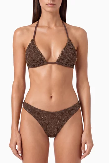 Gaia Bikini Briefs in Mesh