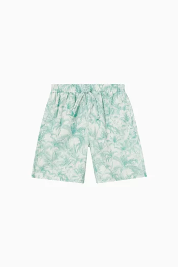 Casablanca Palm-print Shorts