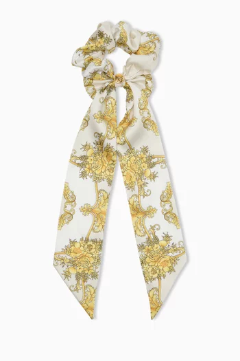 Medusa-print Scarf in Twill