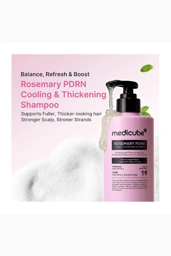 Rosemary PDRN Cooling Thickening Shampoo, 400ml