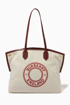 BURBERRY エンボスロゴ型押しトートバッグ BURBERRY エンボスロゴ型押しトートバッグ BURBERRY エンボスロゴ型