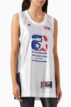 ウェア Alexander wang Aster basketball tanktop Alexander Wang Astar Basketball Sleeveless Tank Top - POIZON