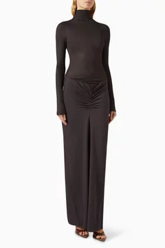 long sleeve crepe shift dress Floral Crepe Long Sleeve Kelly Dress – Lela Rose