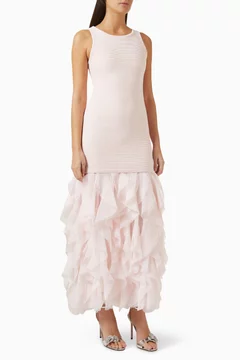 sleeveless ribbed knit dress Sleeveless Rib Knit Midi Dress