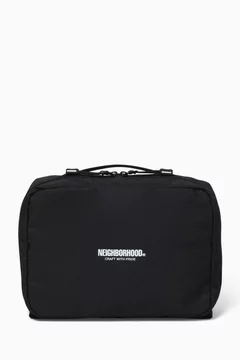 Buy Neighborhood Black Small Travel Pouch For Men Online | Ounass