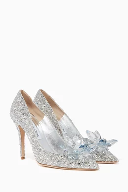 Jimmy choo avril store 100 embellished pumps