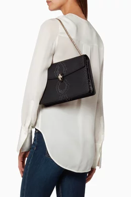 Bvlgari top black bag