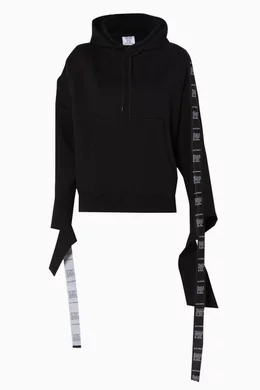 Vetements black tape hoodie cheap