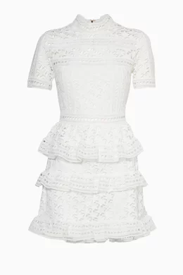 Self portrait sales white star dress