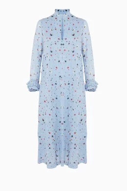Ganni dainty sale georgette dress