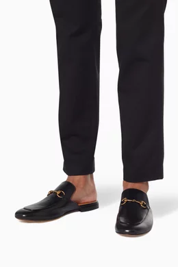 Gucci open hot sale back loafer