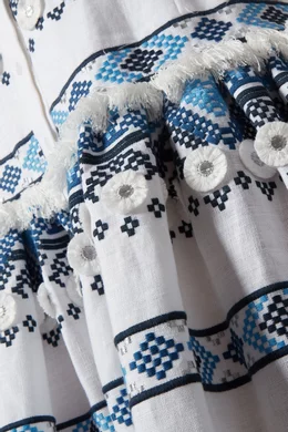 Buy Alexis Blue Wylla Embroidered Maxi Dress for Women in Saudi