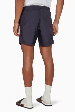 Buy Fendi Blue Dark Blue Fendi Fila Swim Shorts for Men in Saudi