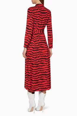 Whistles milla sales animal utility dress