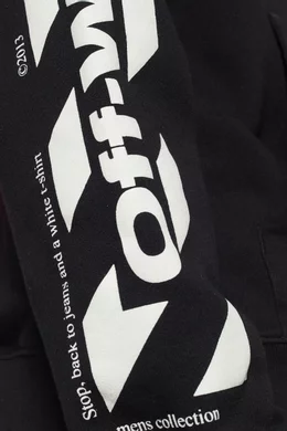 Off white diagonal stripe hoodie sales