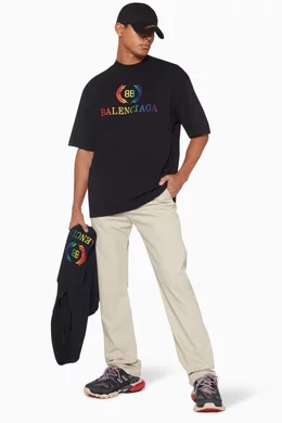 Balenciaga discount rainbow tee