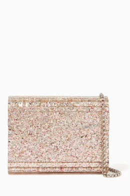Buy Jimmy Choo Pink Candy Clutch Bag in Glitter Acrylic for Women
