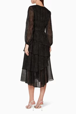 Shona joy bowie deals tiered midi dress