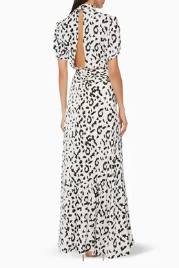 Self portrait deals leopard print dress