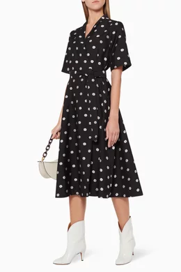 Buy Stine Goya Black Daisy Print Kylie Dress for Women in Saudi