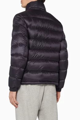 Buy Moncler Blue Bramant Logo Patch Down Jacket for Men in Saudi