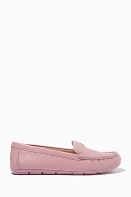 Buy Coach Pink Marley Round toe Loafers in Leather for Women in