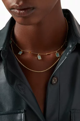 Amazonite gold online lena choker