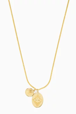 Buy Miansai Gold Mini Dove Pendant Necklace for Men in Saudi