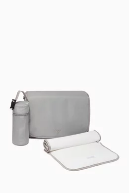Grey armani changing bag deals